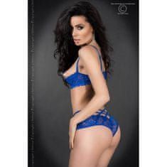 Chilirose Chiliros CR 3784 Blue Lace Set Open Bra+Panties