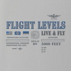 ANTONIO Tričko s leteckým znakom FLIGHT LEVELS, S