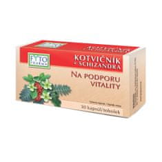 Fytopharma KOTVIČNÍK + SCHIZANDRA - kapsuly na podporu vitality. Výživový doplnok.