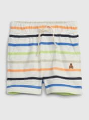 Gap Baby pruhované kraťasy organic 6-12M