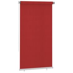 Vidaxl Vonkajšia zatemňovacia roleta 120x230 cm červená HDPE