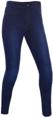 Oxford nohavice SUPER JEGGINGS 2.0 dámske modré indigo 16