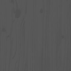 Vidaxl Komoda sivá 110,5x35x80 cm borovicový masív