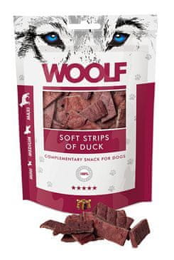 Woolf pochúťka soft strips of duck 100g