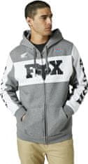 FOX mikina HONDA FLEECE Zip heather graphite 2XL