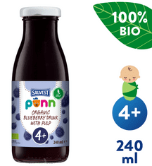 Salvest Põnn BIO Čučoriedková šťava s dužinou 6x (240 ml)