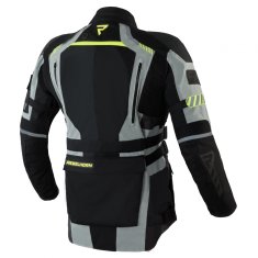 Rebelhorn bunda na Motorku Patrol Grey/Black/Flo Yellow L