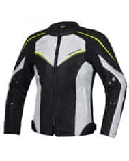 Rebelhorn bunda na Motorku Hiflow IV Lady Black/Silver/Flo Yellow 3XL