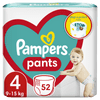 Pampers Pants 4 Maxi (9-15 kg) Jumbo Pack - plienkové nohavičky 52 ks