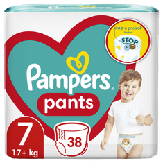 Pampers Plienkové nohavičky Pants Veľkosť 7, 38 ks, 17kg+