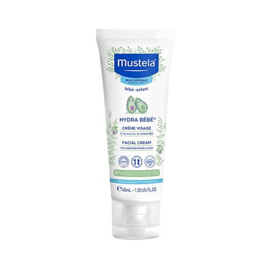 Mustela Detský hydratačný krém na tvár Hydrabebe (Facial Cream) 40 ml