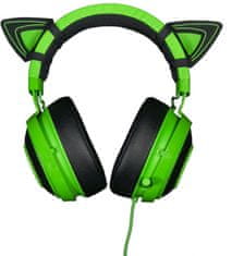 Razer Kraken kočičí uši, zelené