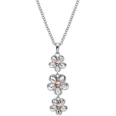 Hot Diamonds Strieborný kvetinový náhrdelník Forget me not DP748