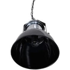 Petromila vidaXL Kovová stropná lampa 2 ks, nastaviteľná výška, moderná, čierna