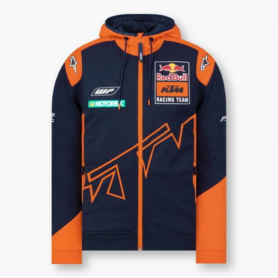 KTM mikina REDBULL Racing Zip modro-oranžová