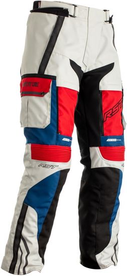 RST nohavice ADVENTURE-X CE 2402 dámske černo-modro-červeno-šedé