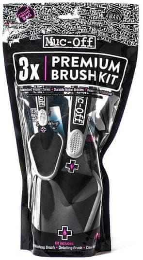 Muc-Off sada kief 3x BRUSH SET