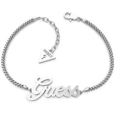 Guess Moderný oceľový náramok Logo Power UBB79102