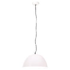 Vidaxl Industriálna vintage závesná lampa 25 W, biela 41 cm E27