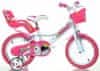 detský bicykel DINO UN 14", ružová