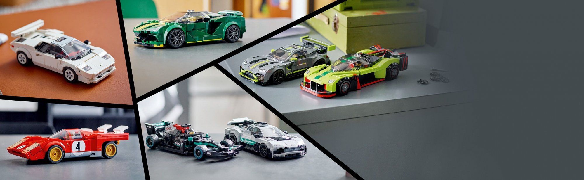 LEGO Speed Champions 76910 Aston Martin Valkyrie AMR Pro a Aston Martin Vantage GT3