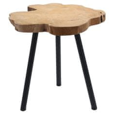 Vidaxl Home&Styling Stolík na podstavci, teak, 40 cm