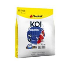 TROPICAL KOI PROBIOTIC PELLET SIZE M 5l/1,5kg plávajúce krmivo s probiotikami pre jazierkové ryby