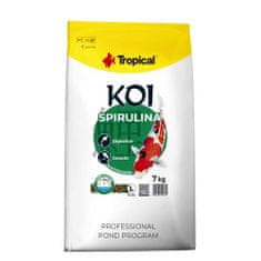 TROPICAL Koi Spirulina Pellet L 7kg plávajúce krmivo pre jazierkové ryby