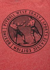 PitBull West Coast PitBull West Coast tričko Vintage Boxing - červené