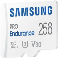 SAMSUNG Micro SDXC 256GB PRO Endurance UHS-I U3 (Class 10) + SD adaptér (MB-MJ256KA/EU)