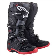 Alpinestars topánky TECH 7 gray/red černo-oranžovo-bielo-šedé 49,5/14