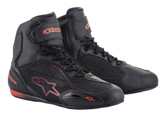 Alpinestars topánky FASTER-3 Drystar černo-červeno-sivé