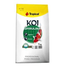 TROPICAL Koi Spirulina Pellet M 7kg plávajúce krmivo pre jazierkové ryby