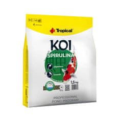 TROPICAL Koi Spirulina Pellet M 5l/1,5kg plávajúce krmivo pre jazierkové ryby