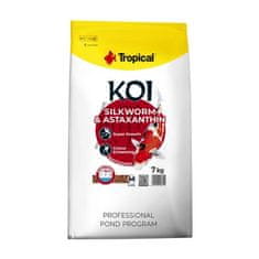 TROPICAL KOI SILKWORM&ASTAXANTHIN PELLET SIZE M 7kg plávajúce krmivo pre jazierkové ryby