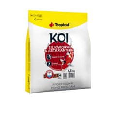 TROPICAL KOI SILKWORM&ASTAXANTHIN PELLET SIZE M 5l/1,5kg plávajúce krmivo pre jazierkové ryby