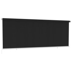 Vidaxl Vonkajšia zatemňovacia roleta 400x140 cm čierna HDPE