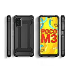 MG Hybrid Armor plastový kryt na Xiaomi Redmi Note 10 5G / Poco M3 Pro, strieborný