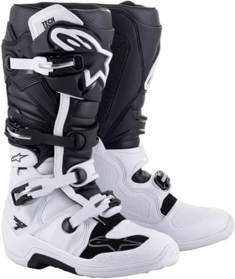 Alpinestars topánky TECH 7 2021 černo-biele