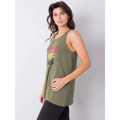 FANCY Dámsky top s EVETTE khaki FA-TP-6871.78P_364012 Univerzálne