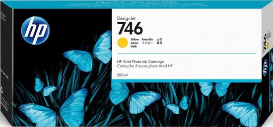 Hewlett Packard HP 746 300-ml Yellow DesignJet Ink Cartridge, P2V79A