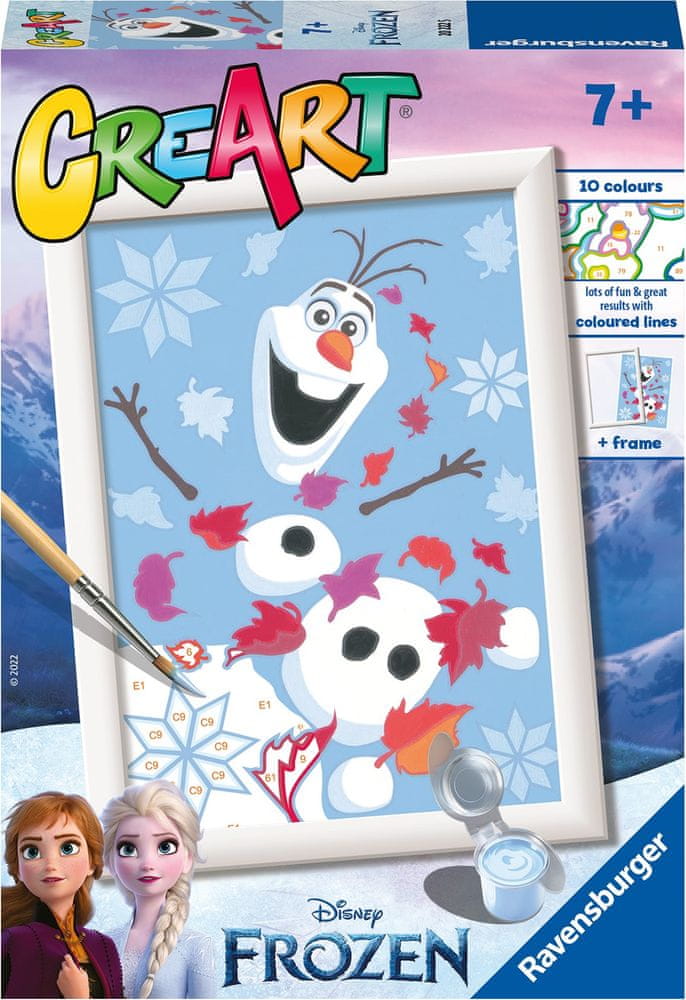 Ravensburger CreArt Disney: Ľadové kráľovstvo: Vysmiaty Olaf