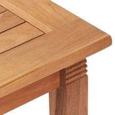 Vidaxl Záhradný jedálenský stôl 200x100x75 cm teakový masív