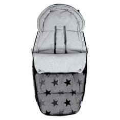 Dooky footmuff veľ. L GREY STARS DeLuxe