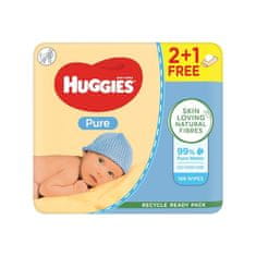 Huggies HUGGIES Pure Triplo Obrúsky vlhčené 56x3 ks