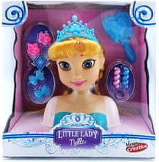 Mega Creative Hlava na česanie Frozen Little Lady Nella 17cm