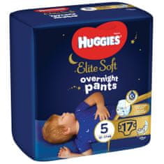 Huggies 4x Elite Soft Pants OVN Nohavičky plienkové jednorazové 5 (12-17 kg) 17 ks