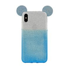 IZMAEL Mouse trblietavé puzdro pre Samsung Galaxy S9 Plus - Modrá KP18131