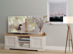 Danish Style TV stolík Nana, 120 cm, biela
