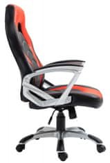BHM Germany Kancelárska stolička Foxton, syntetická koža, červená